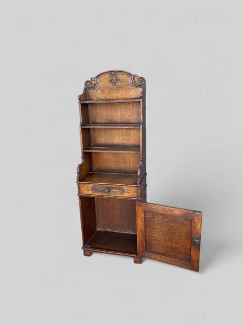 WATERFALL SMALL OAK DRESSER BOOKCASE - ADDITIONAL PHOTO 6