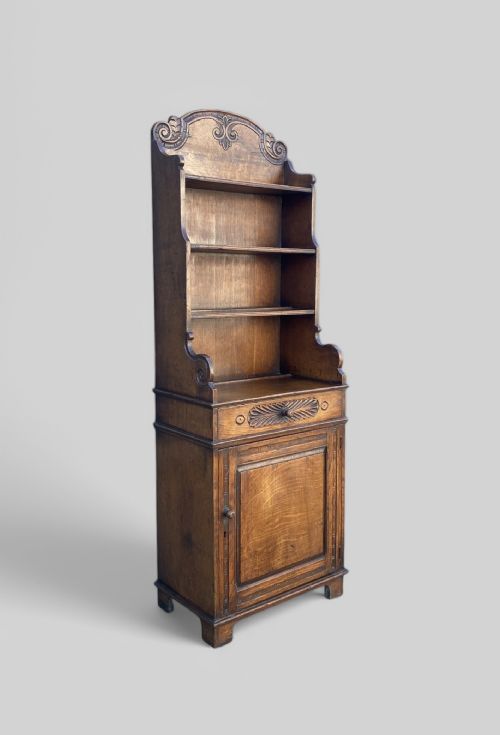 WATERFALL SMALL OAK DRESSER BOOKCASE - ADDITIONAL PHOTO 8