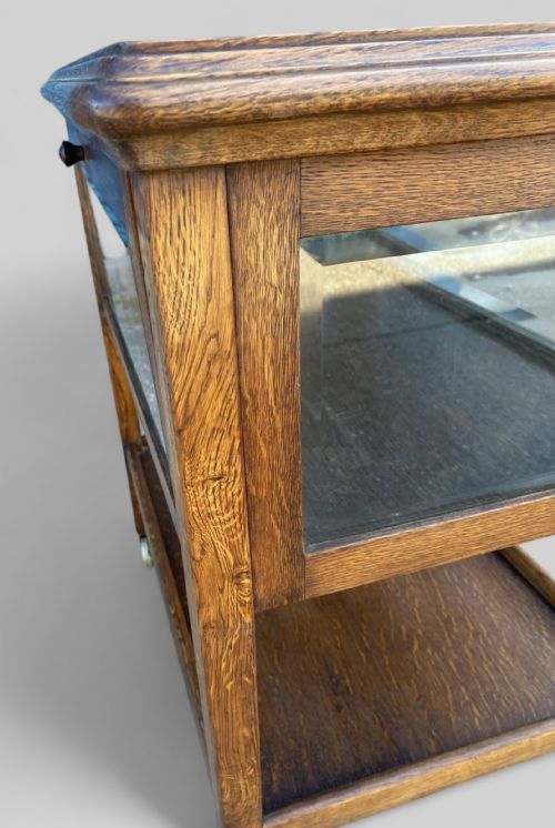 OAK DISPLAY TEA TROLLEY - ADDITIONAL PHOTO 11