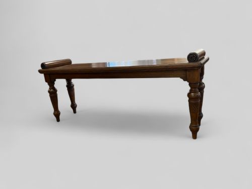 ANTIQUE OAK WINDOW SEAT - ADDITIONAL PHOTO 10