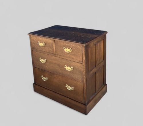 OAK CHEST OF DRAWERS - ADDITIONAL PHOTO 1