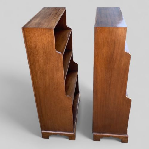 PAIR OF BOOKCASES ALMOST MATCHING CIRCA 1930 - ADDITIONAL PHOTO 11