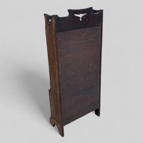 OAK ART NOUVEAU BOOKCASE - ADDITIONAL PHOTO 1