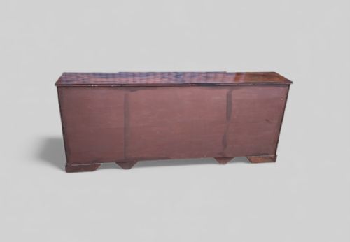 MAHOGANY BOOKCASE NEOCLASSICAL EGYPTIAN REVIVAL STYLE - ADDITIONAL PHOTO 5