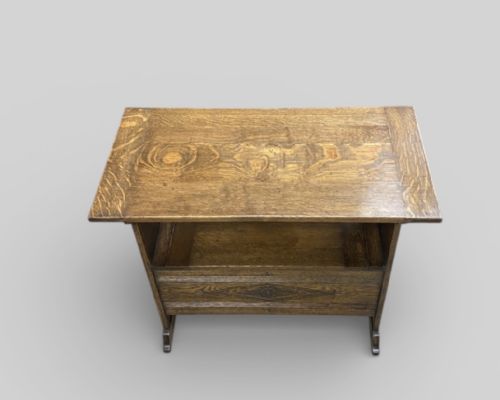 ANTIQUE OAK MONKS BENCH - ADDITIONAL PHOTO 11