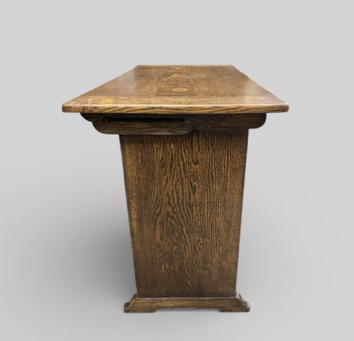ANTIQUE OAK MONKS BENCH - ADDITIONAL PHOTO 12