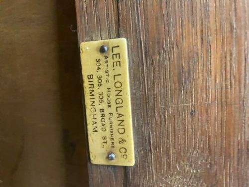 EDWARDIAN OPEN OAK BOOKCASE - ADDITIONAL PHOTO 1