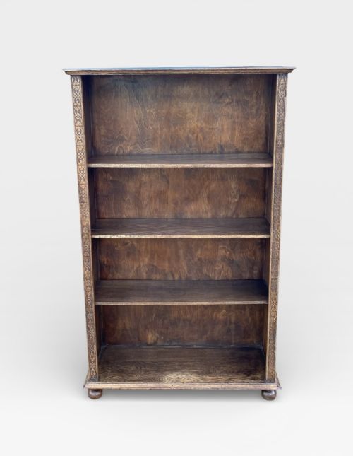 OPEN OAK BOOKCASE - ADDITIONAL PHOTO 1