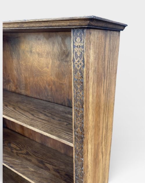OPEN OAK BOOKCASE - ADDITIONAL PHOTO 8