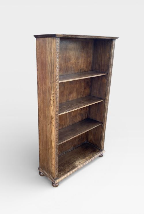OPEN OAK BOOKCASE - ADDITIONAL PHOTO 11
