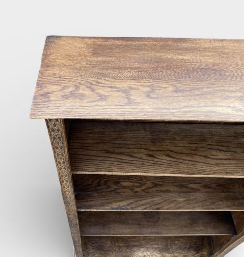 OPEN OAK BOOKCASE - ADDITIONAL PHOTO 12