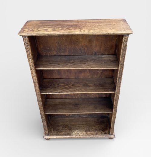 OPEN OAK BOOKCASE - ADDITIONAL PHOTO 13