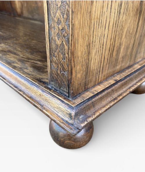 OPEN OAK BOOKCASE - ADDITIONAL PHOTO 15