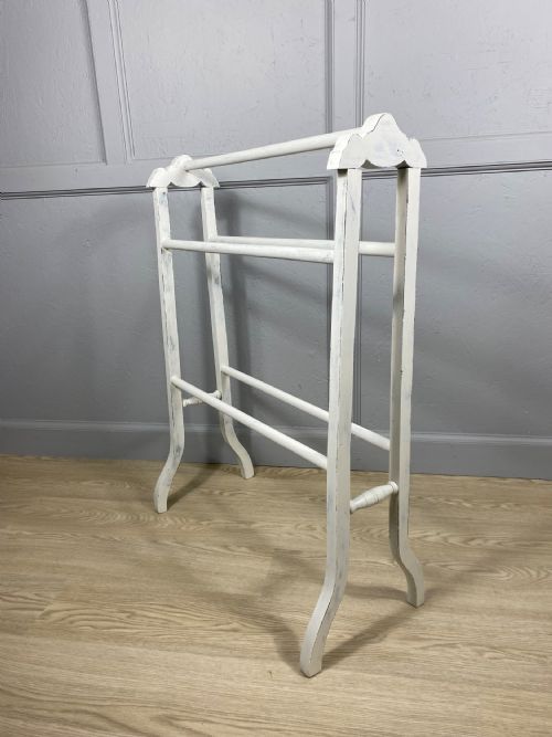 EDWARDIAN PAINTED TOWEL RAIL - ADDITIONAL PHOTO 3