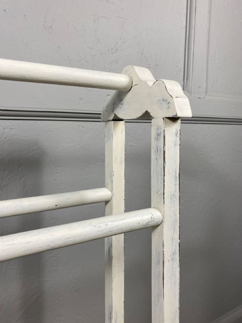 EDWARDIAN PAINTED TOWEL RAIL - ADDITIONAL PHOTO 6