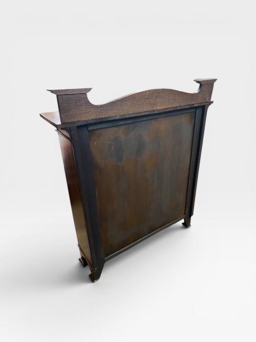 ARTS CRAFTS OPEN OAK BOOKCASE - ADDITIONAL PHOTO 16