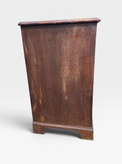 LATE 18TH CENTURY GEORGIAN OAK CHEST OF DRAWERS - ADDITIONAL PHOTO 10