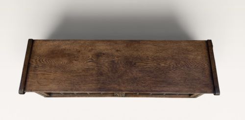 OXFORD OAK SECTIONAL LEADED GLASS BOOKCASE C 1920 - ADDITIONAL PHOTO 22