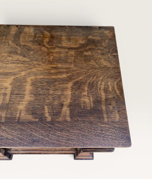 LATE 19TH CENTURY FRENCH CARVED OAK SIDE CABINET - ADDITIONAL PHOTO 12