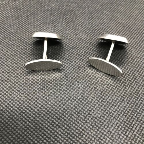 DANISH SILVER CUFF LINKS 1960S BY POUL WARMIND - ADDITIONAL PHOTO 3
