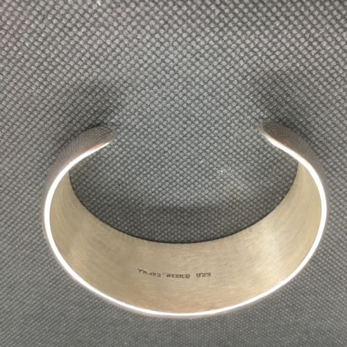 TAXCO MEXICO STERLING SILVER BANGLE 1960S - ADDITIONAL PHOTO 4