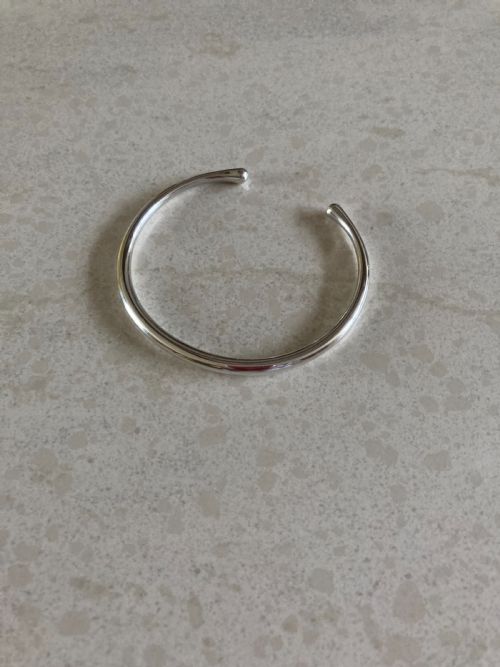 georg jensen danish silver bangle 1960s - CATEGORY: ANTIQUE JEWELLERY - DATED 1960