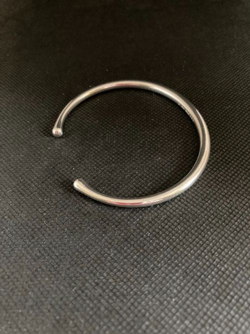 GEORG JENSEN DANISH SILVER BANGLE 1960S - ADDITIONAL PHOTO 2