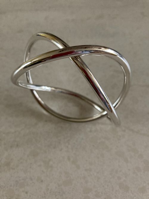 georg jensen danish silver bangle 1960s - CATEGORY: ANTIQUE JEWELLERY - DATED 1960