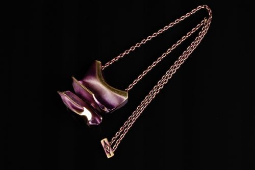 lapponia flame bronze daytona pendantbrooch - CATEGORY: ANTIQUE JEWELLERY - DATED 1960