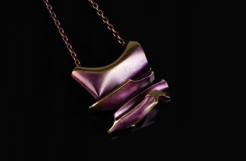 LAPPONIA FLAME BRONZE DAYTONA PENDANTBROOCH - ADDITIONAL PHOTO 1