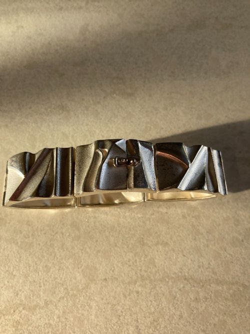 LAPPONIA STERLING SILVER BRACELET CATARACT BY BJORN WECKSTROM - ADDITIONAL PHOTO 4