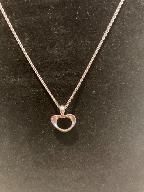 GEORG JENSEN SILVER HEART PENDANT - ADDITIONAL PHOTO 2