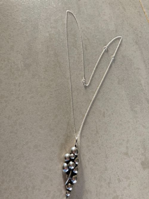DANISH SILVER PENDANT BY KURT NIELSEN - ADDITIONAL PHOTO 2