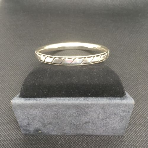 hans hansen danish silver bangle 1950s - CATEGORY: ANTIQUE JEWELLERY - DATED 1950