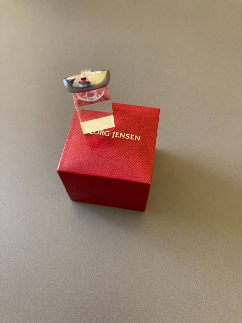GEORG JENSEN 18CT WHITE GOLD RING - ADDITIONAL PHOTO 2