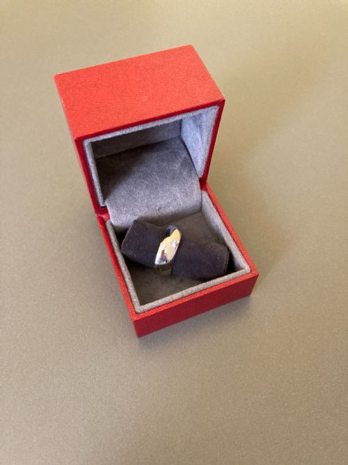 GEORG JENSEN 18CT WHITE GOLD RING - ADDITIONAL PHOTO 3