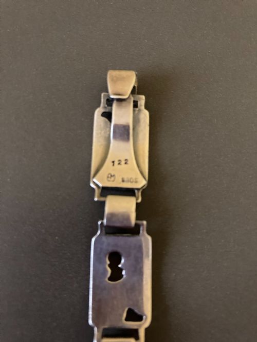 DANISH SILVER BRACELET 1940S BY EILER AND MARLOE - ADDITIONAL PHOTO 3