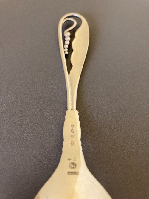 GEORG JENSEN DANISH SILVER SPOON NO 42 - ADDITIONAL PHOTO 2