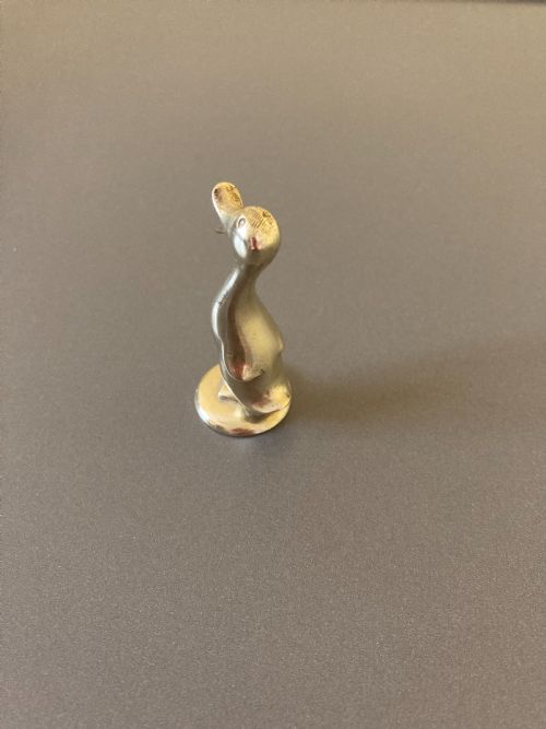 WERKSTATTE HAGENAUER WIEN BRASS DUCK 1940S - ADDITIONAL PHOTO 1