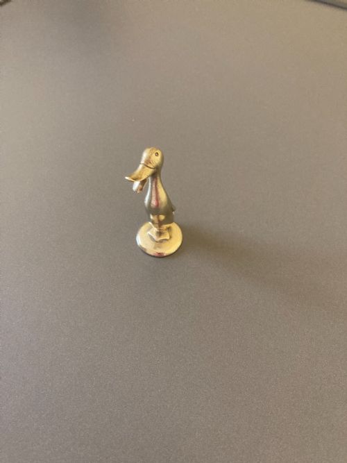 WERKSTATTE HAGENAUER WIEN BRASS DUCK 1940S - ADDITIONAL PHOTO 4