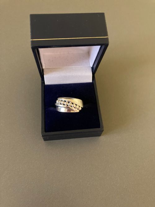danish silver ring 1960s by randers silver - CATEGORY: ANTIQUE JEWELLERY - DATED 1960