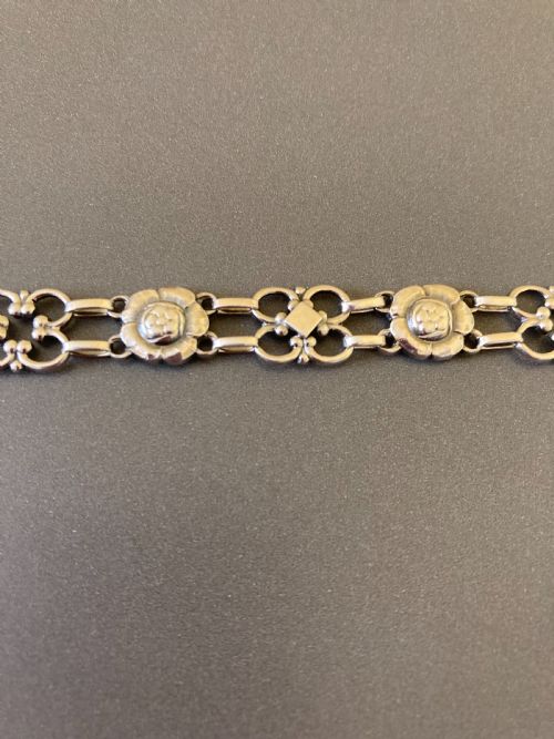 GEORG JENSEN DANISH SILVER BRACELET NO 50 - ADDITIONAL PHOTO 1