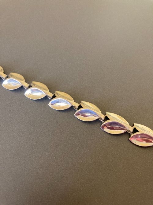 DANISH SILVER BRACELET 1960S BY HERMANN SIERSBOL - ADDITIONAL PHOTO 2