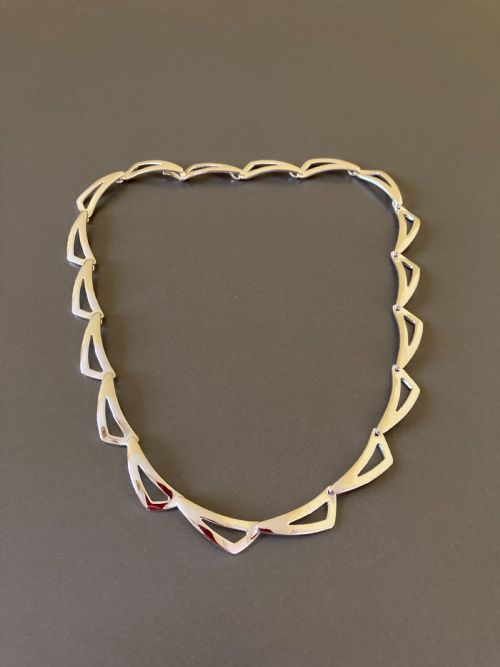 danish sterling silver necklace by randers silver - CATEGORY: ANTIQUE SILVER - DATED 1960