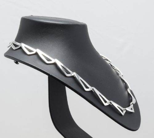 DANISH STERLING SILVER NECKLACE BY RANDERS SILVER - ADDITIONAL PHOTO 4