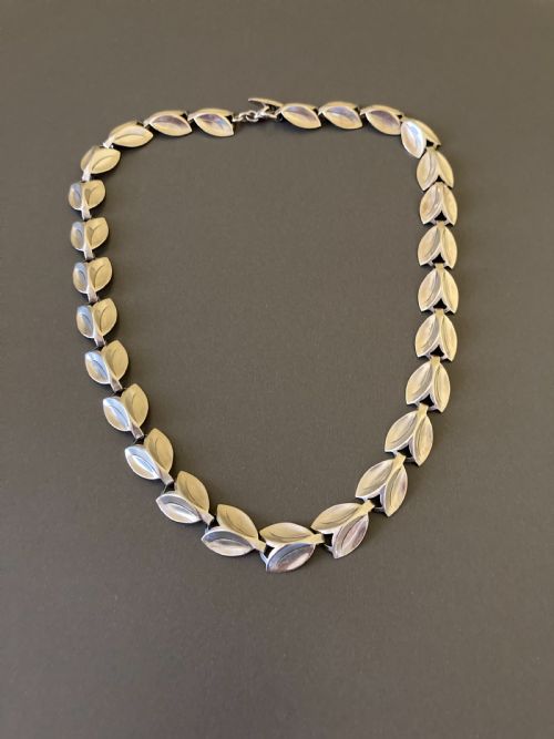 danish silver necklace 1960s by hermann siersbol - CATEGORY: ANTIQUE JEWELLERY - DATED 1960