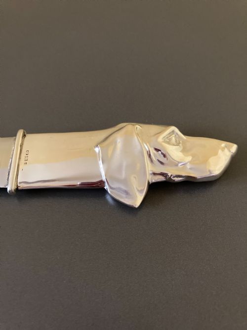 DANISH SILVER LETTER OPENER C 1910 - ADDITIONAL PHOTO 2