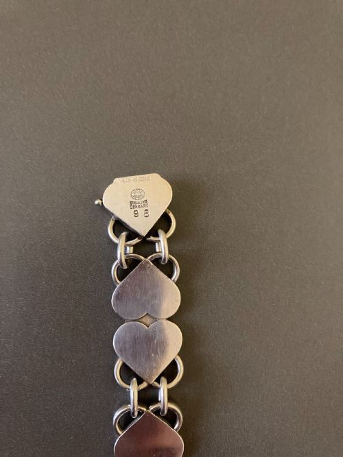 GEORG JENSEN DANISH SILVER BRACELET BY ARNO MALINOWSKI - ADDITIONAL PHOTO 3