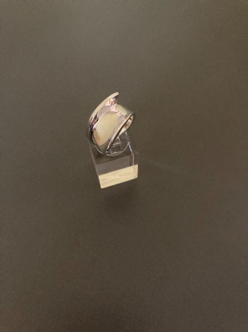 DANISH SILVER RING 1960S BY RANDERS SILVER - ADDITIONAL PHOTO 1