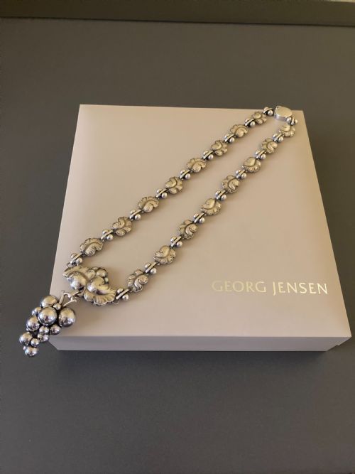 GEORG JENSEN DANISH SILVER NECKLACE NO 96 - ADDITIONAL PHOTO 2